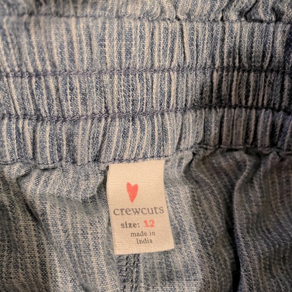 Crewcuts by J. Crew Railroad Chambray Beach Pants - Picture 4 of 6